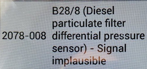Ошибка сажевого фильтра p2078 Mercedes Sprinter Classic 909 311, мастерская Пилот Курск